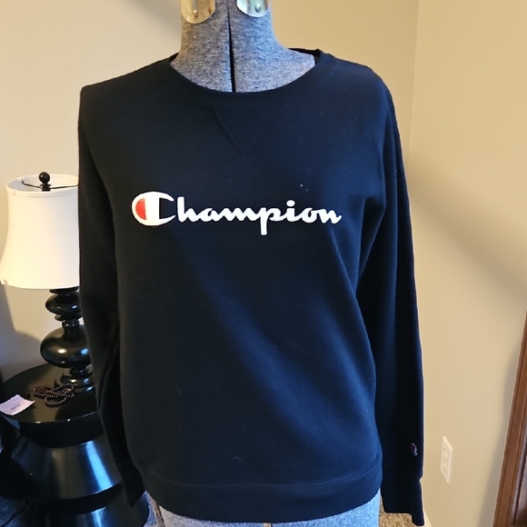 Champion Tops - Champion black logo sweatshirt
